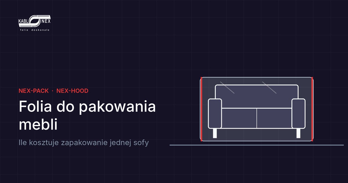 Folia do&nbsp;pakowania mebli: ile naprawdę kosztuje zapakowanie jednej sofy